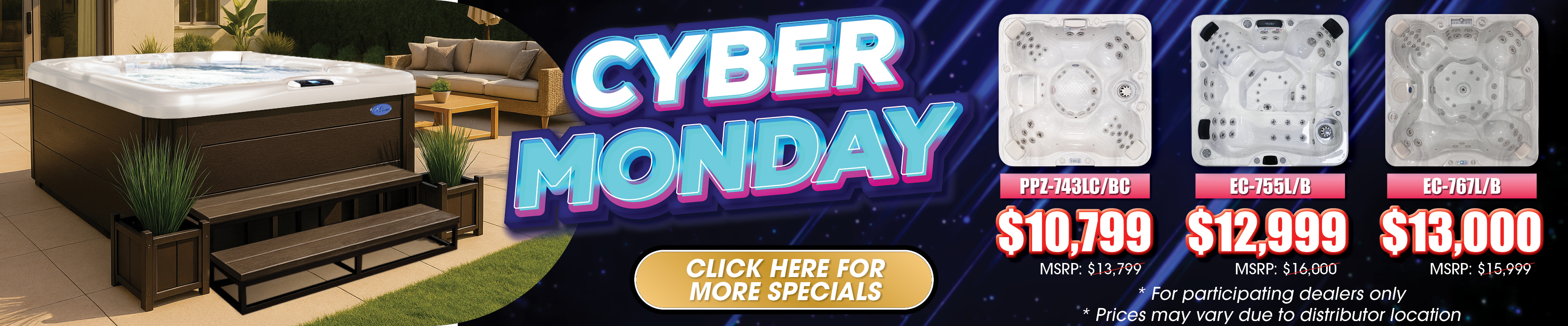 Calspas hot tub being used in a family setting - Klamath Falls